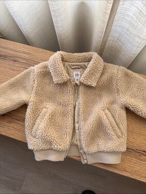 Baby Gap Sherpa Bomber Jacket (6-12mos)